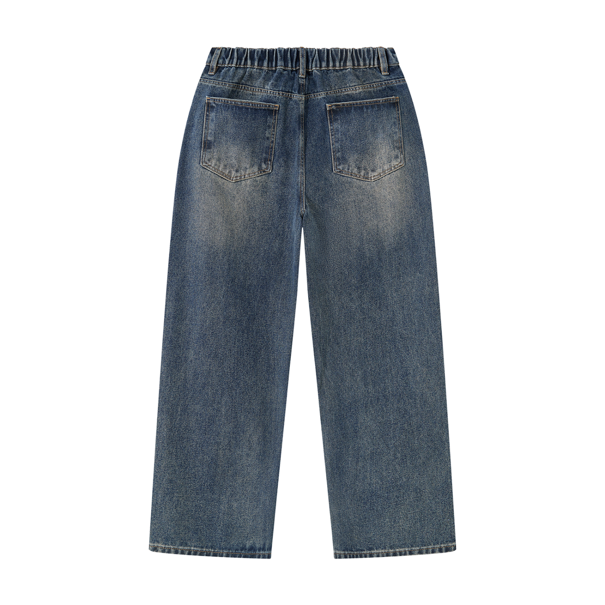 VFF vintage wash relaxed straight jeans – alternate view