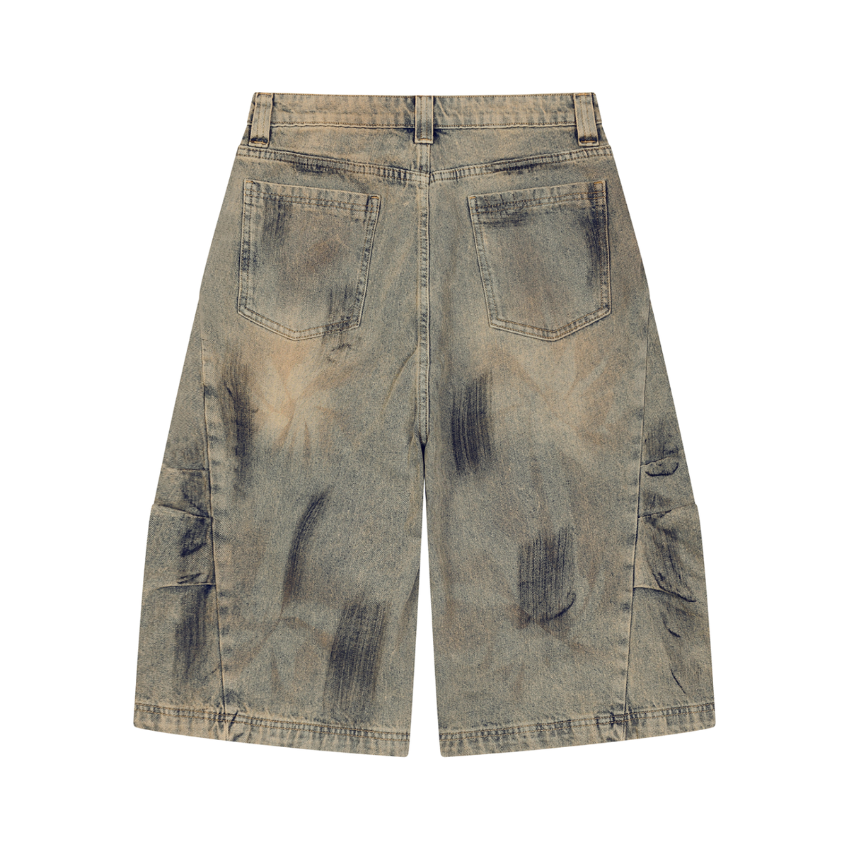 VFF vintage wash baggy denim shorts – alternate view