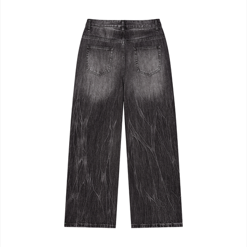 VFF black wash wide leg jeans – alternate view