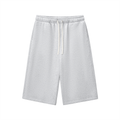 VFF relaxed drawstring 3/4 sweatpants in Flower Gray – front view
