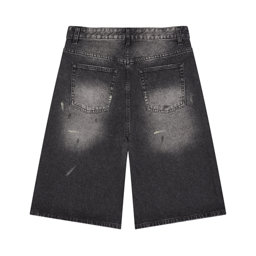 VFF black wash wide leg jorts – alternate view
