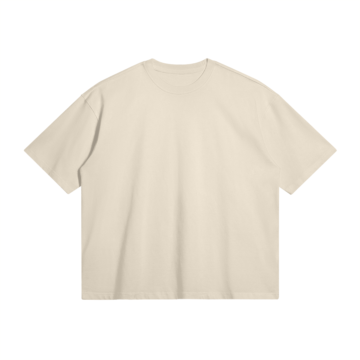 VFF 280 GSM ultra heavyweight boxy t-shirt in Apricot – front view