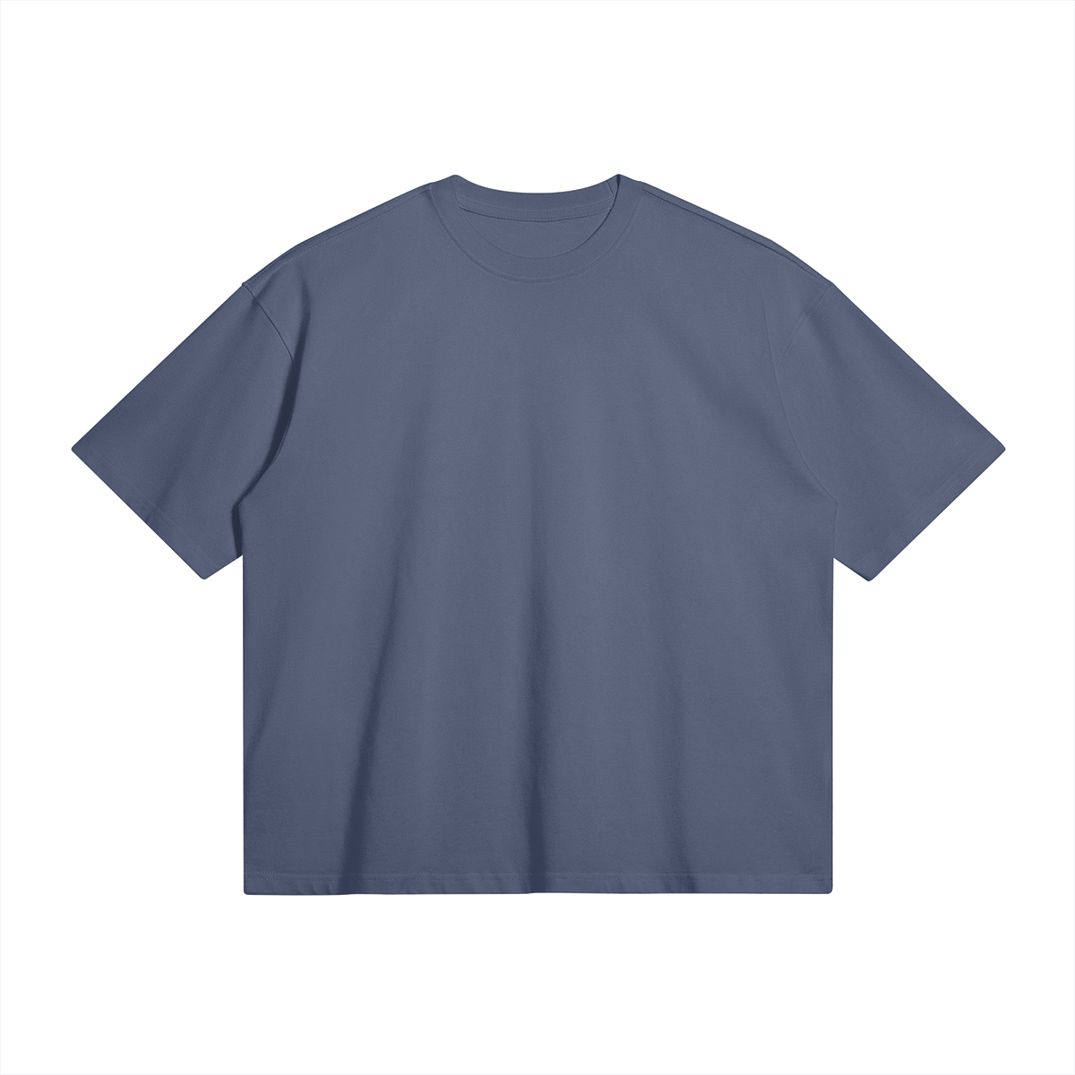 VFF 280 GSM ultra heavyweight boxy t-shirt in Slate – front view