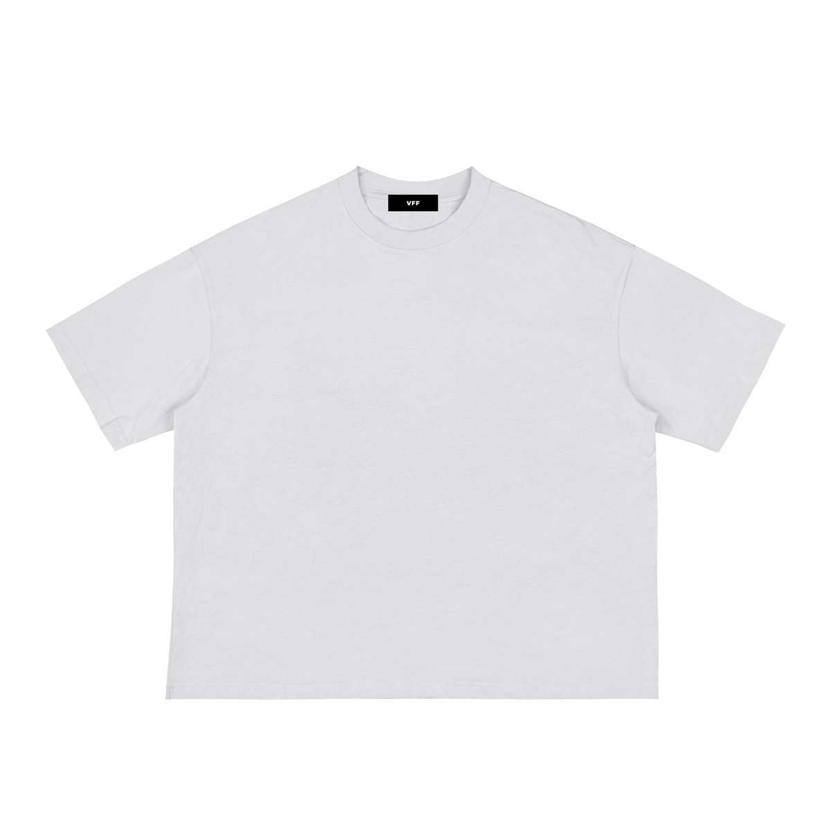 VFF 230 GSM boxy fit cotton t-shirt in White – front view