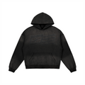 VFF oversized flag graphic hoodie in Black – front view